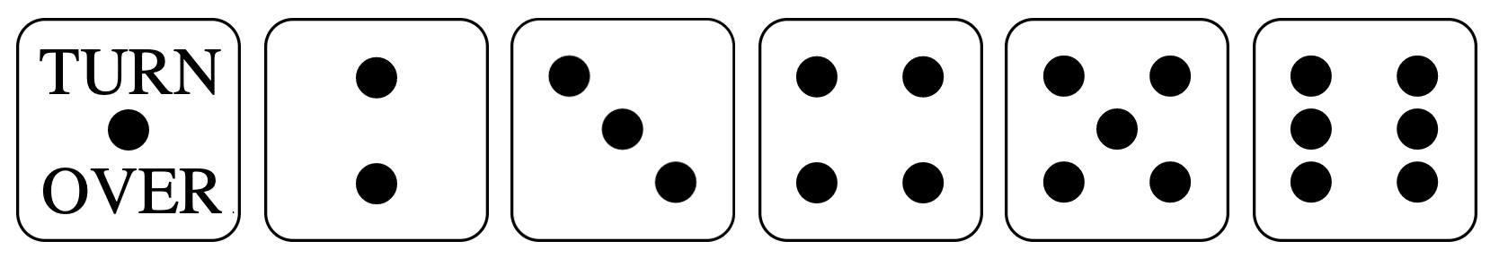 6 dice graphics